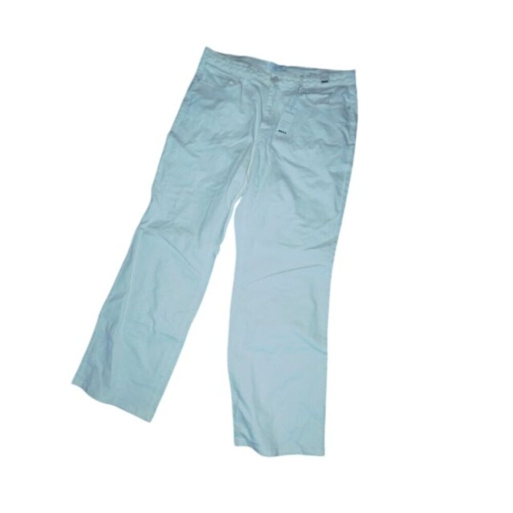 Judy Blue Size 18W Plus Size STRETCH Wide Leg STRETCH Off White Jeans NWT